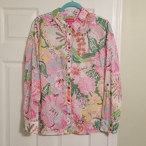 Lilly Pulitzer for Target Nosey Posey blouse